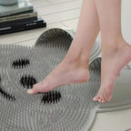 Massagematte Silikon für die Dusche mit Saugnäpfen