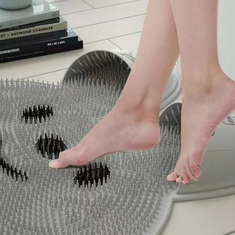 Massagematte Silikon für die Dusche mit Saugnäpfen