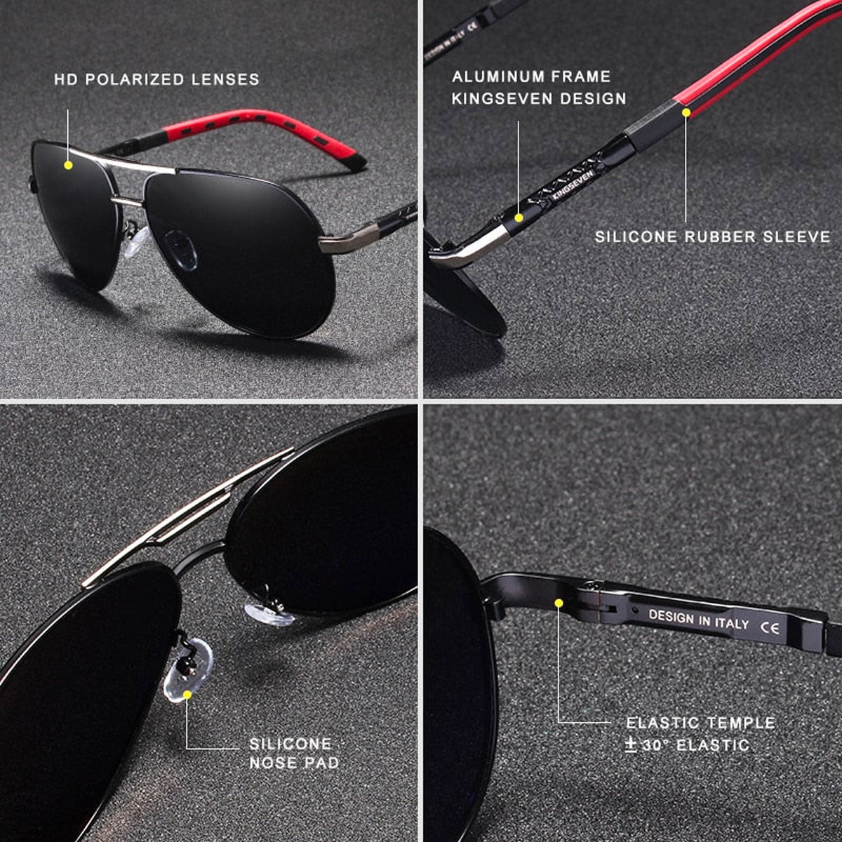Herren Sonnenbrille Vintage Polarisiert mit UV400 Schutz