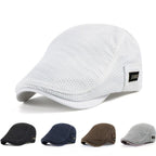 Herren-Schiebermütze atmungsaktiv mit Mesh-Einsätzen