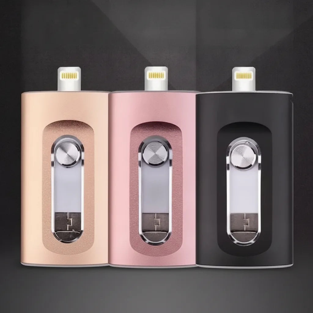 3-in-1 USB-Stick — Mehr Speicher für iPhone, Android & PC