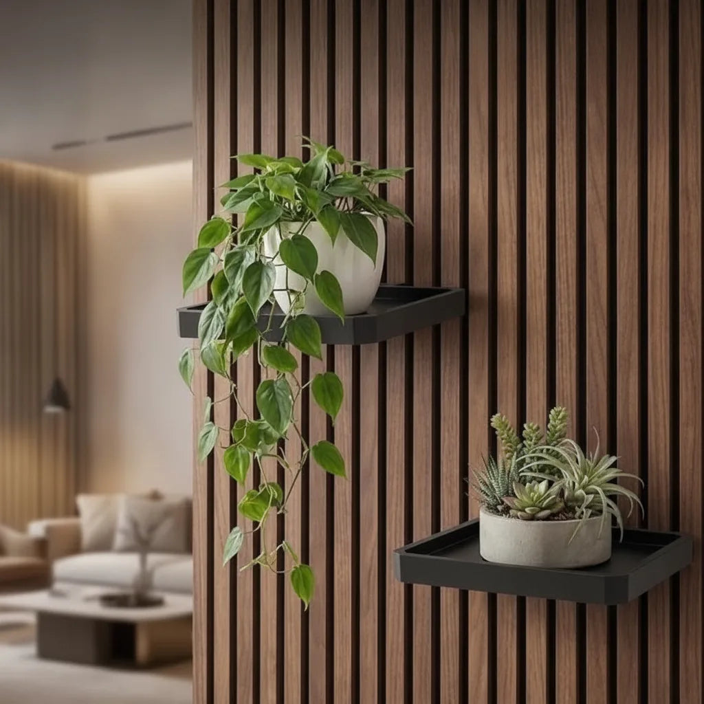 Self-Adhesive 3D Wall Panel with Wood Look
