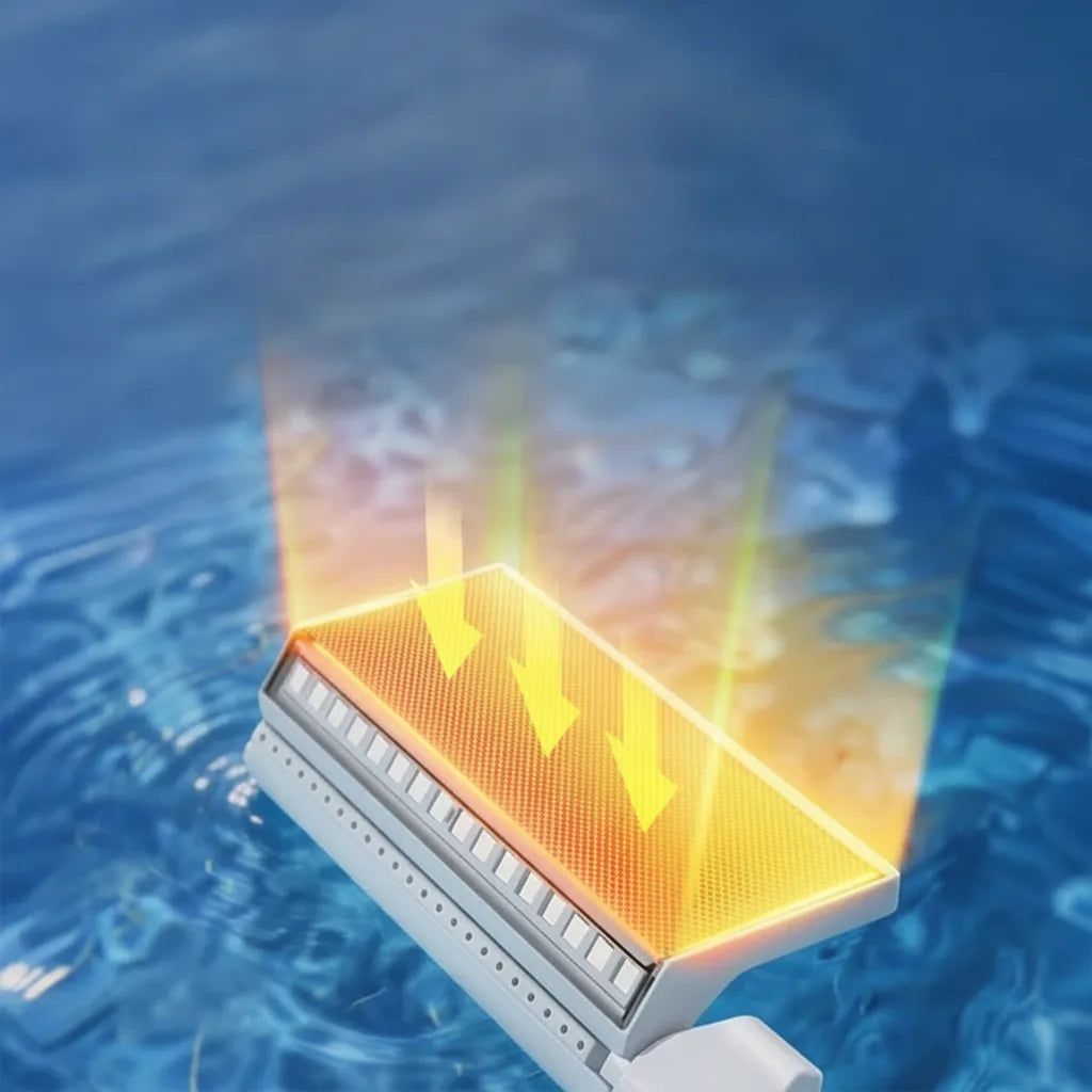 Solar Pool Fountain with RGB LED Light – Double Arch, Remote Control
