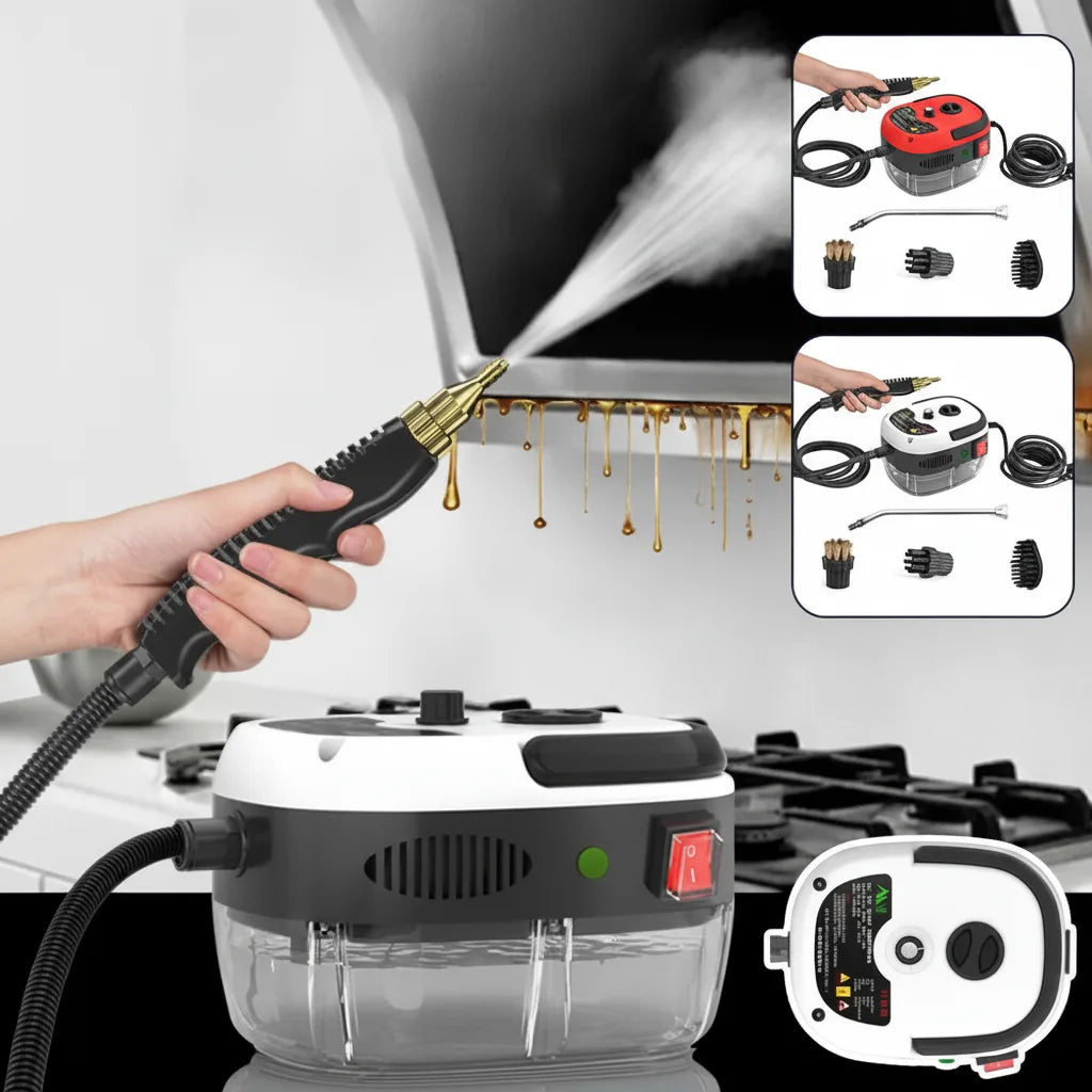 High-Pressure Steam Cleaner 2500W – 6 Levels, No Cleaning Agents