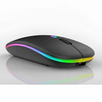 Kabellose Maus mit RGB-LED-Beleuchtung – ohne Batterien