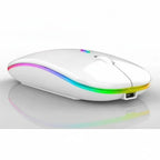 Kabellose Maus mit RGB-LED-Beleuchtung – ohne Batterien
