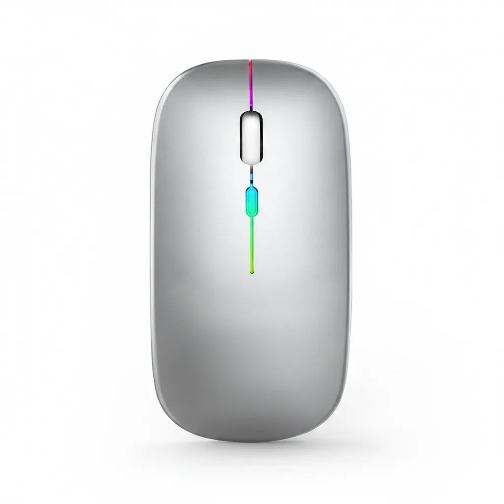 Kabellose Maus mit RGB-LED-Beleuchtung – ohne Batterien