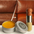Leather Care Balm with Applicator Brush – Renew Shine and Prevent Cracks