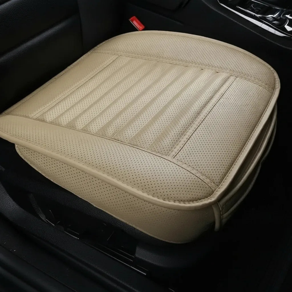 PU Leather Car Seat Cover – Breathable, Non-Slip, For All Seasons