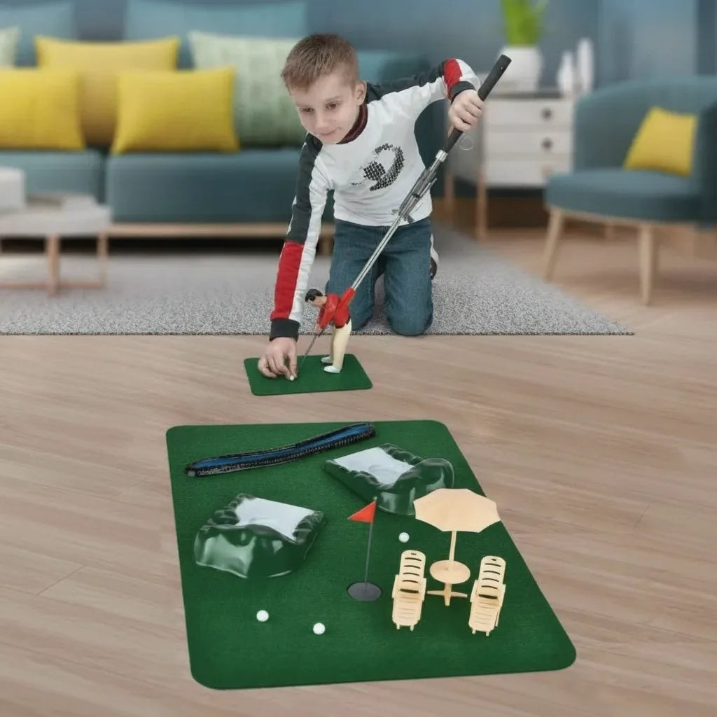 Golf-Set für drinnen mit 5 Schlägern