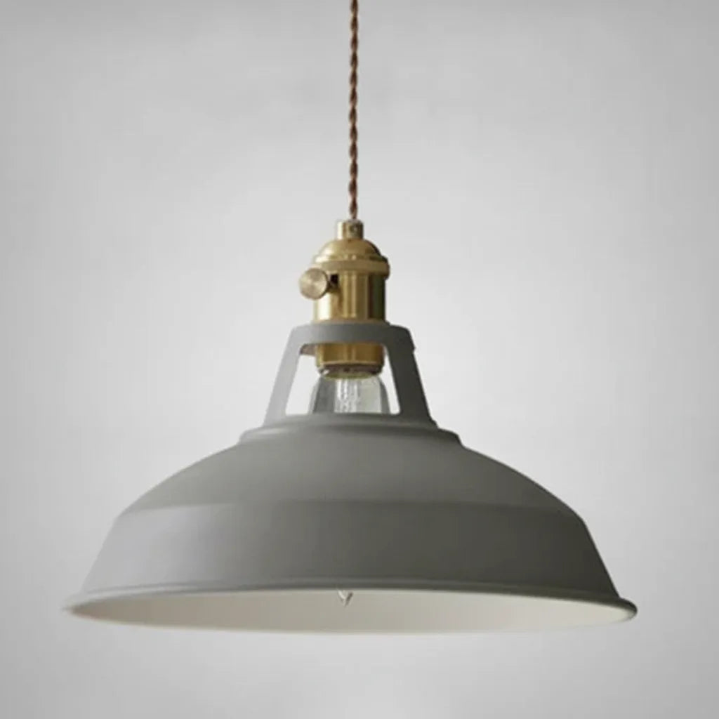 Industrielle Pendelleuchte Metall 27 cm