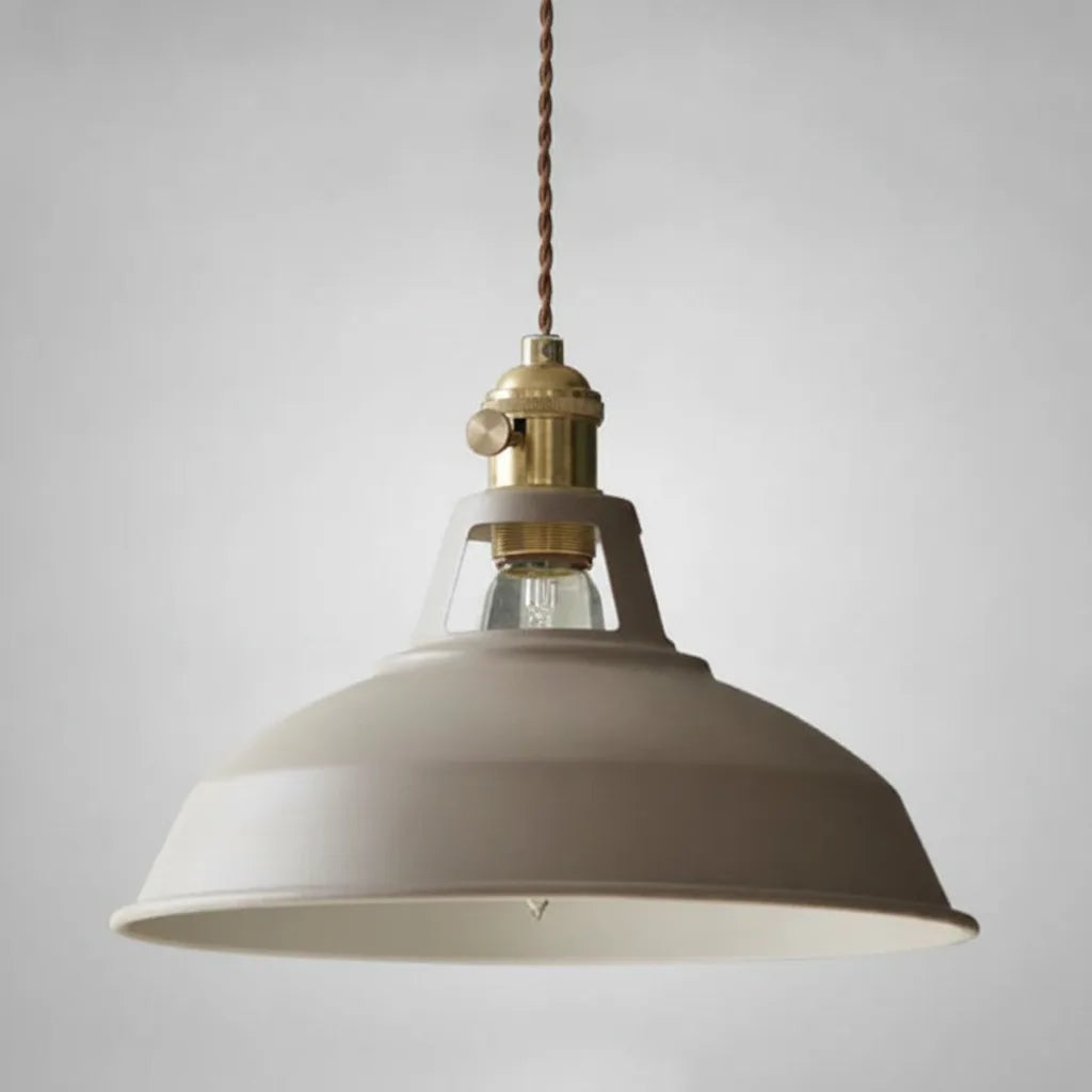 Industrielle Pendelleuchte Metall 27 cm