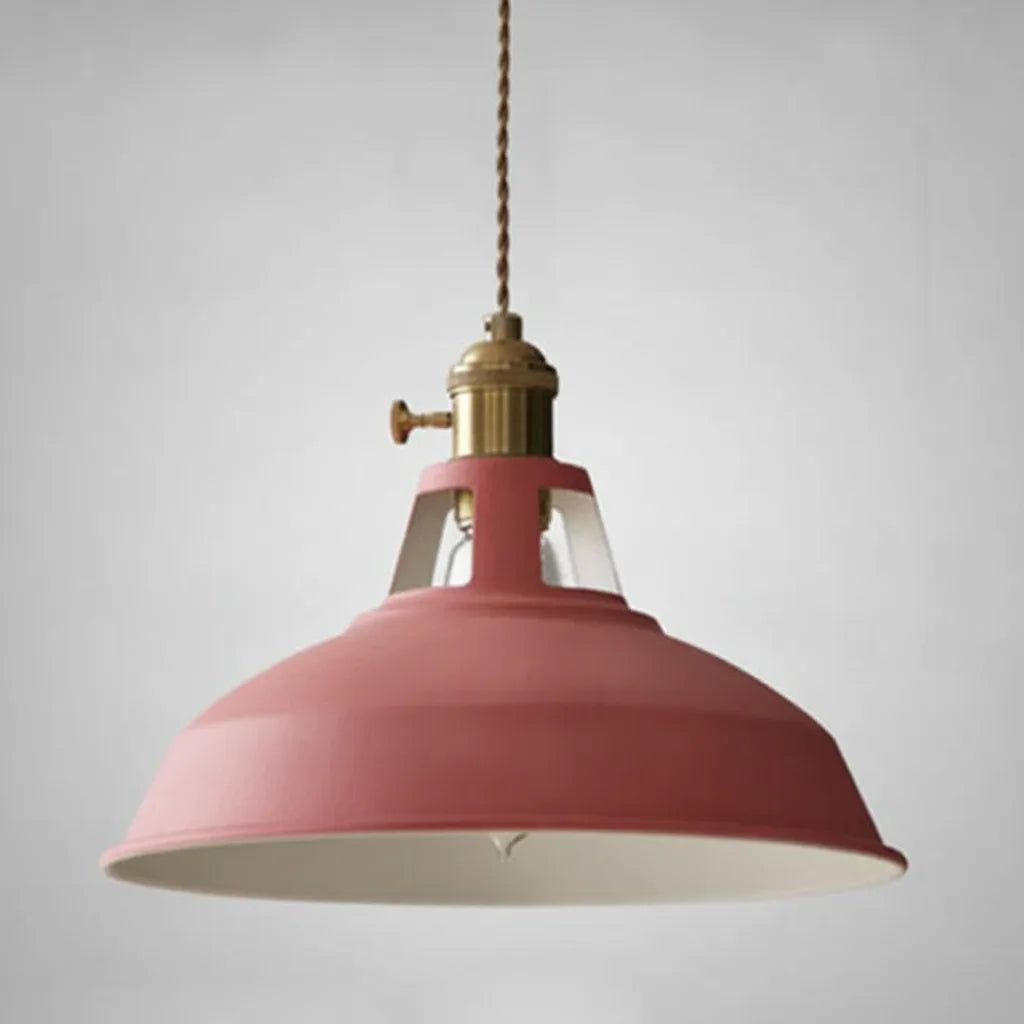Industrielle Pendelleuchte Metall 27 cm