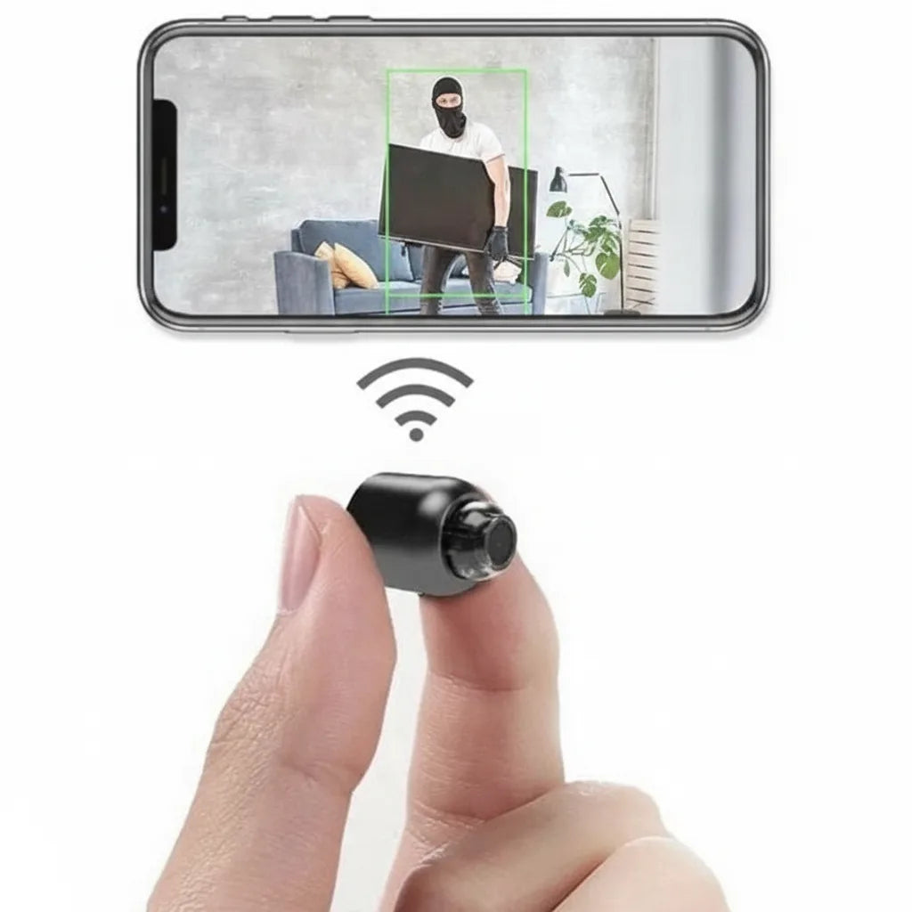 Mini Wi-Fi Surveillance Camera with Night Vision and 1080P HD