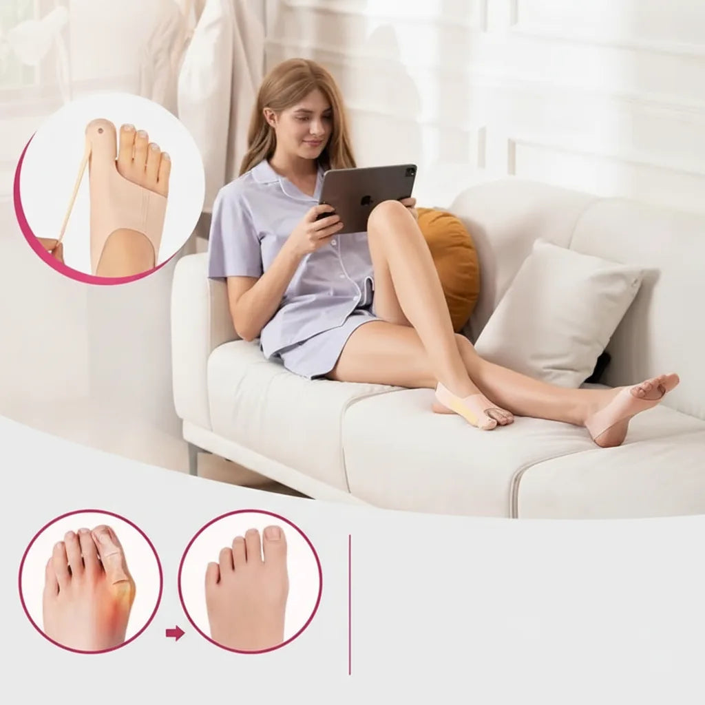 Hallux-Valgus-Bandage zur sanften Zehenkorrektur