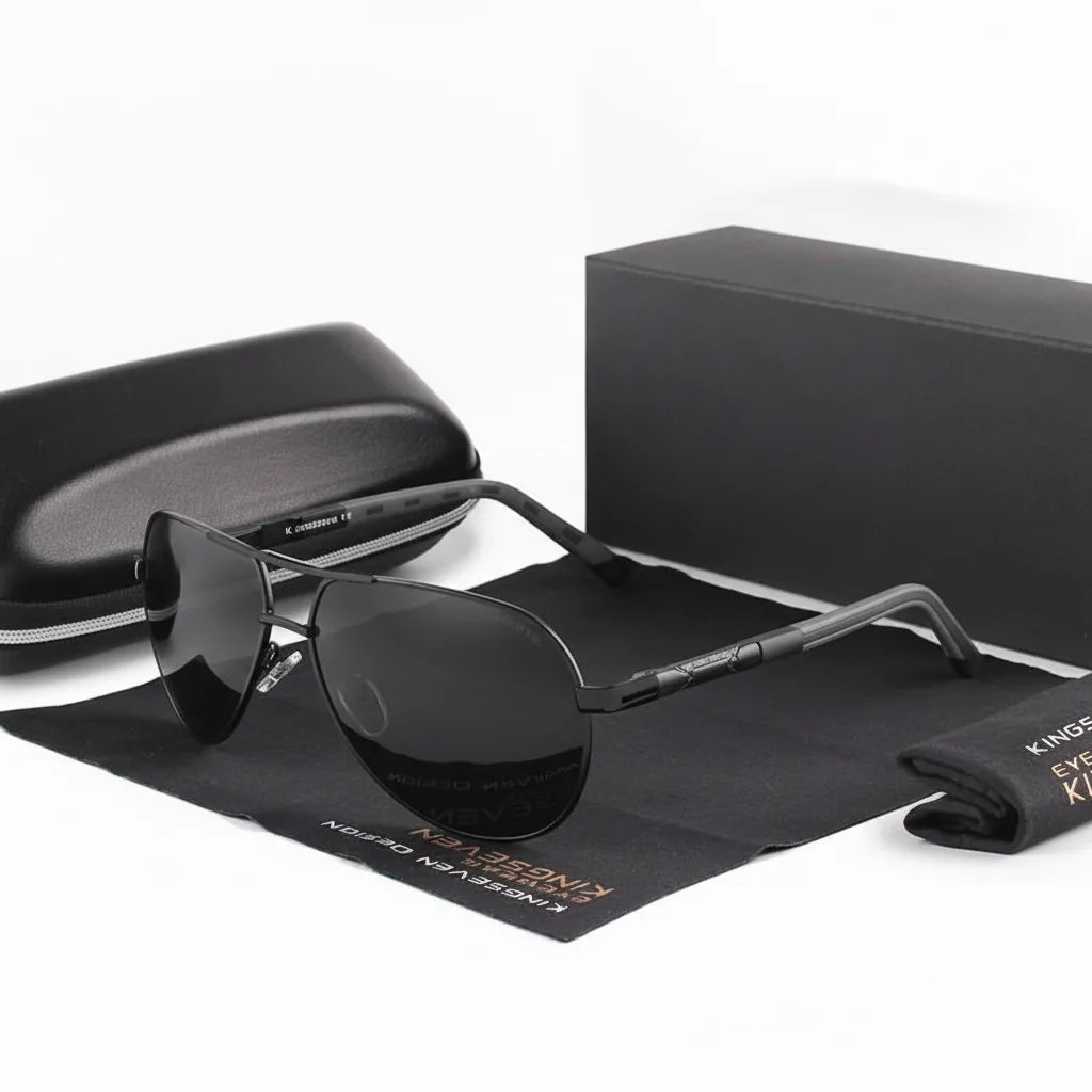 Herren Sonnenbrille Vintage Polarisiert mit UV400 Schutz