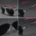 Herren Sonnenbrille Vintage Polarisiert mit UV400 Schutz