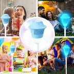 Bubble machine with height-adjustable stand