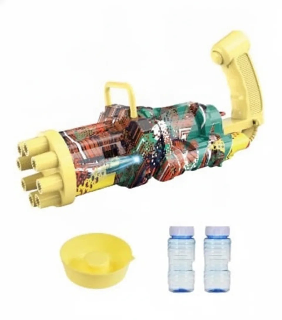 Bubble machine with various modes and colors
