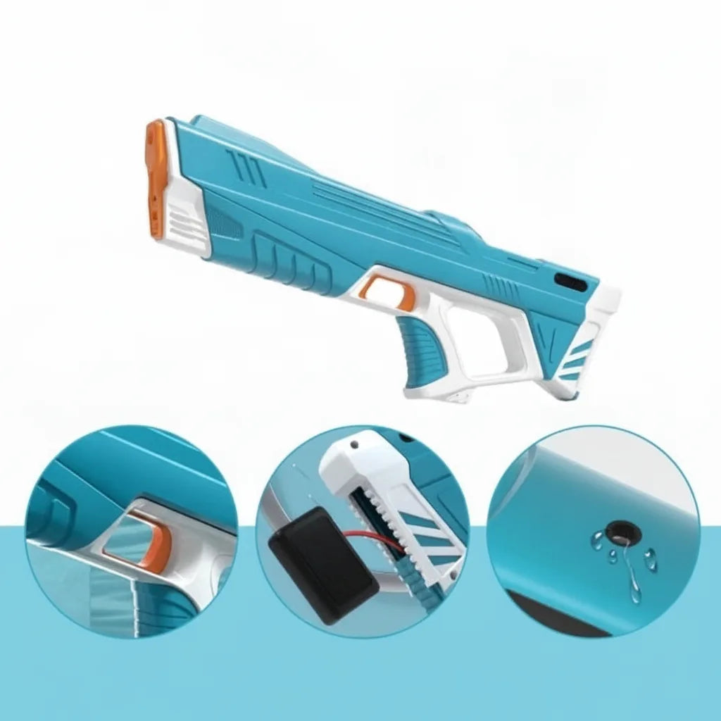 Water gun with tank – Electrically rechargeable