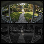 Wi-Fi surveillance camera with night vision and 120° wide angle