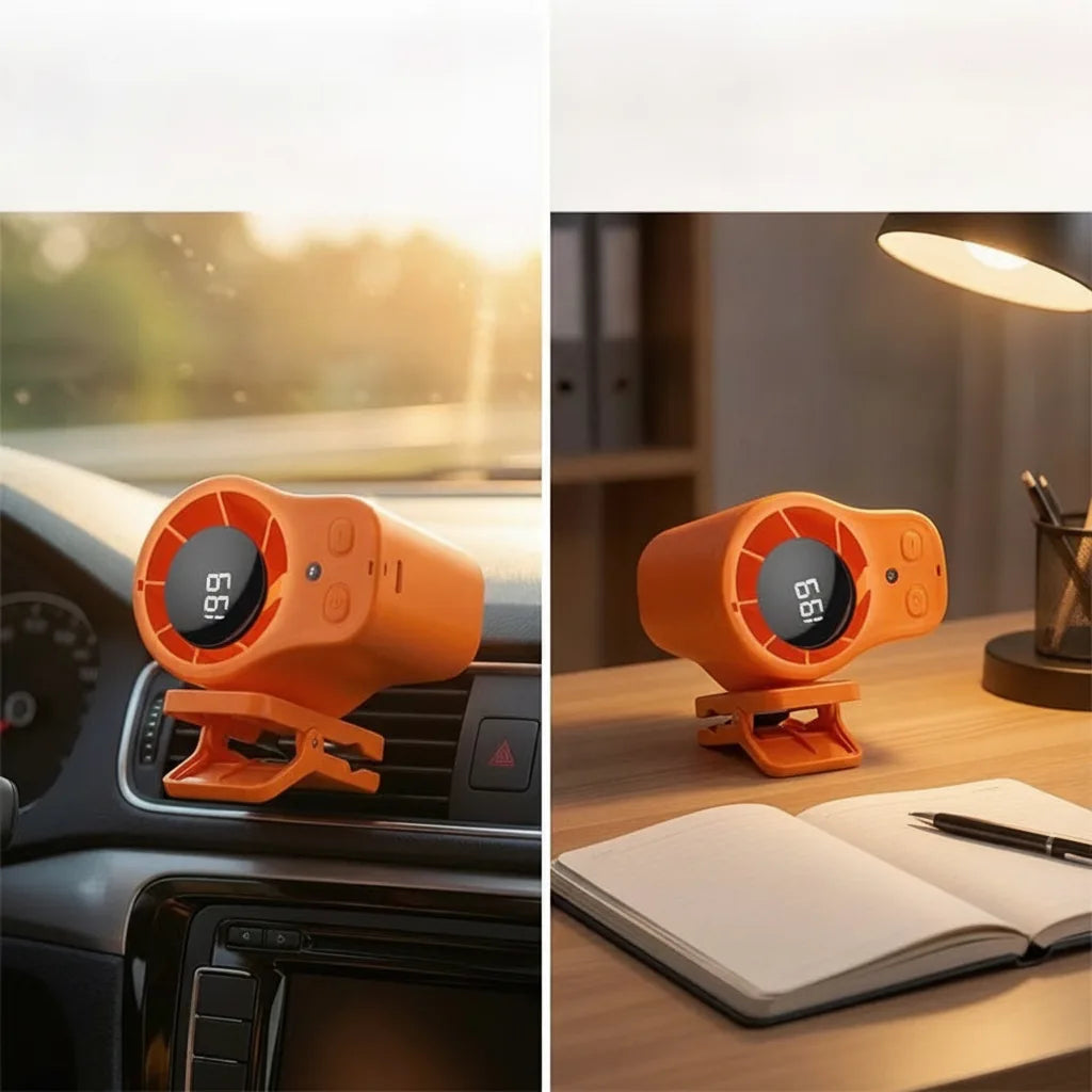 Auto-Ventilator mit Klemmhalterung – 3 Geschwindigkeitsstufen