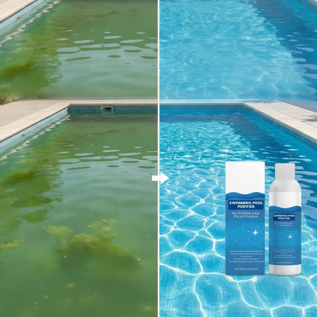 Pool cleaning liquid 100 ml chlorine-free