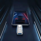 USB stick 4-in-1 with Lightning, USB-A, and USB-C connectors