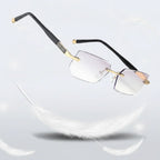Progressive varifocal glasses with blue light filter