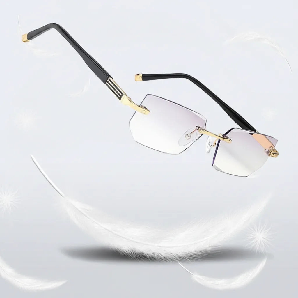 Progressive varifocal glasses with blue light filter