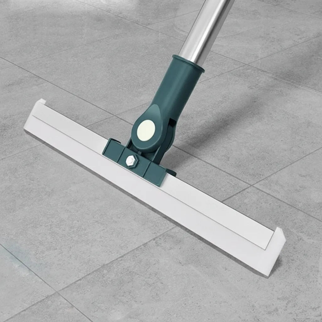 Floor mop with 180° rotatable head – Adjustable handle