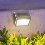 Solar-Wandleuchten 6er-Set – Edelstahl, wetterfest, automatisch
