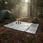 Aluminium Isoliermatte wasserdicht – Faltbare Campingmatte 200 × 150 cm