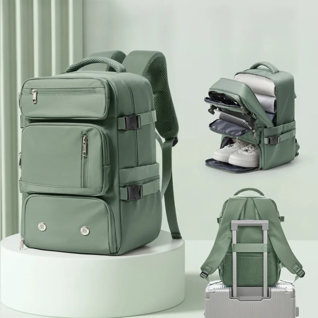 Handgepäck-Rucksack 40×20×25 cm – Flugtauglich mit Laptopfach