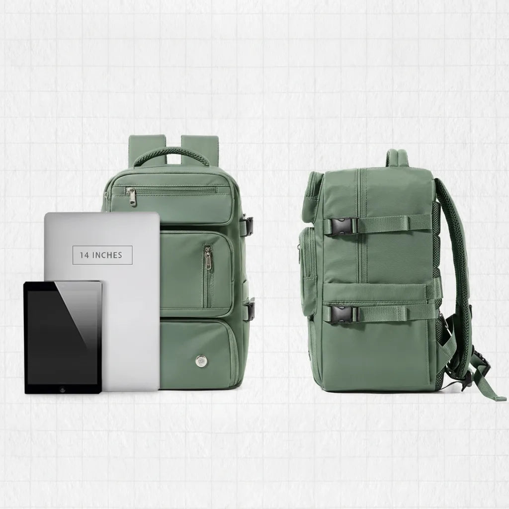 Handgepäck-Rucksack 40×20×25 cm – Flugtauglich mit Laptopfach
