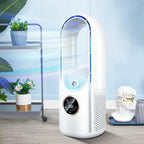 Klingelloser Tower-Ventilator mit Befeuchtung und Touch-Display