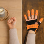 Handtrainer-Handschuh mit automatischer Fingerübung