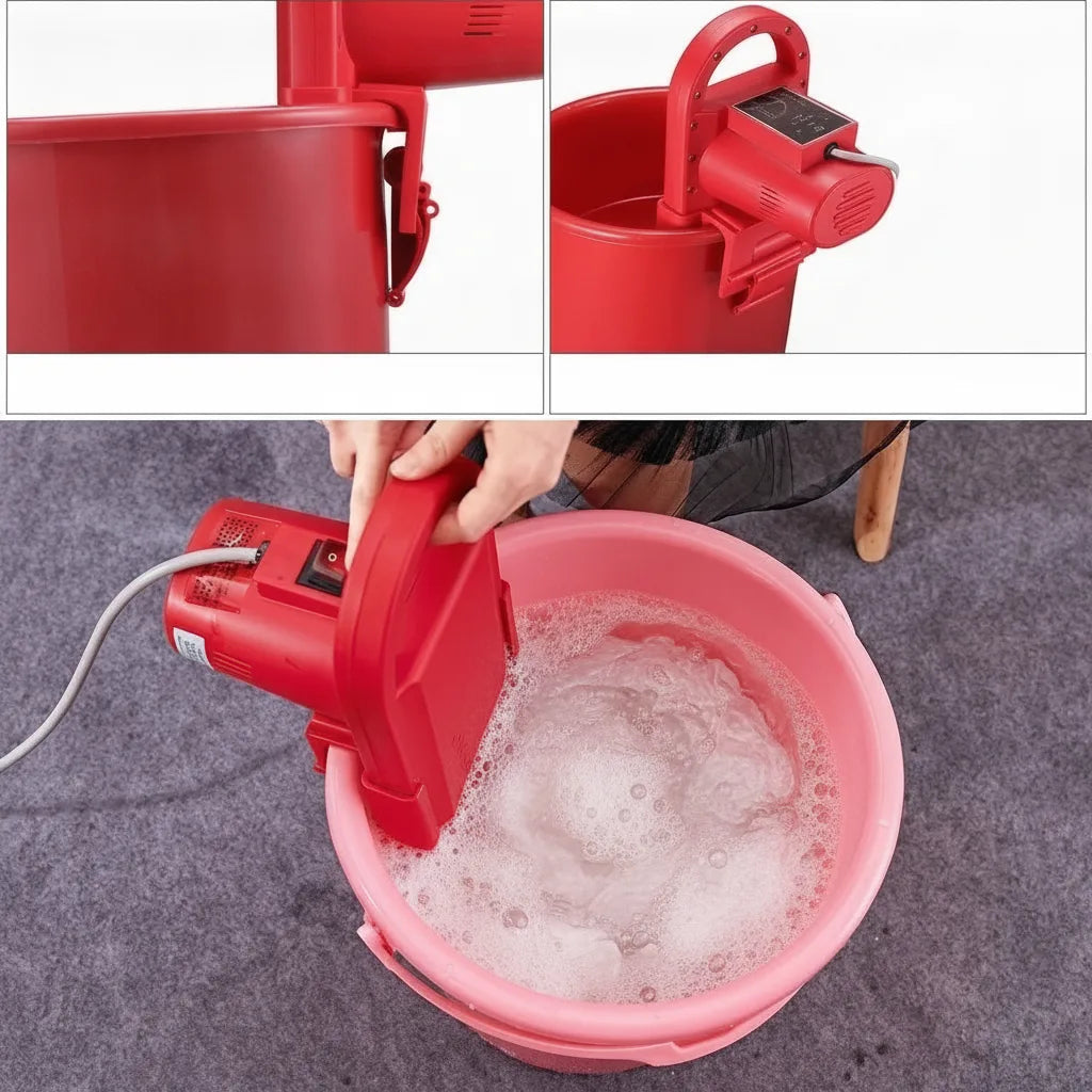 Tragbare Mini-Waschmaschine für Eimer mit Timer