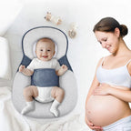 Baby-Liegekissen mit 15° Neigung und Kopfmulde