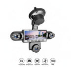 Panorama-Dashcam mit Mehrfachkameras und Nachtsicht