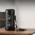 Bluetooth-Lautsprecher mit Mikrofon, RGB-Licht & Fernbedienung