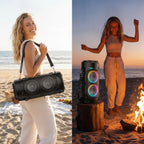 Bluetooth-Lautsprecher mit Mikrofon, RGB-Licht & Fernbedienung