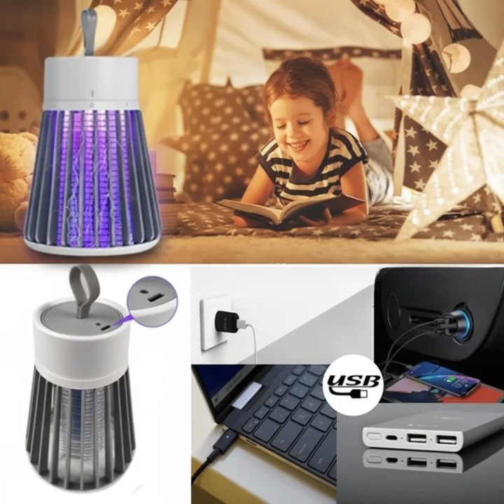 Insektenvernichter mit UV-Licht – lautlos & USB-aufladbar