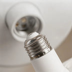 Deckenventilator mit LED-Licht und verstellbaren Doppelköpfen