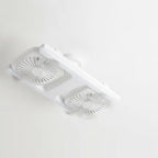 Deckenventilator mit LED-Licht und verstellbaren Doppelköpfen