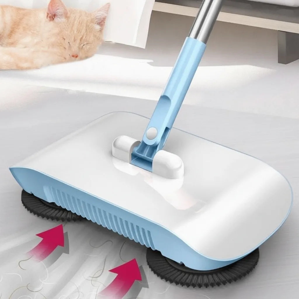 Bodenwischer 3-in-1 mit Kehr-, Wisch- und Sammelfunktion