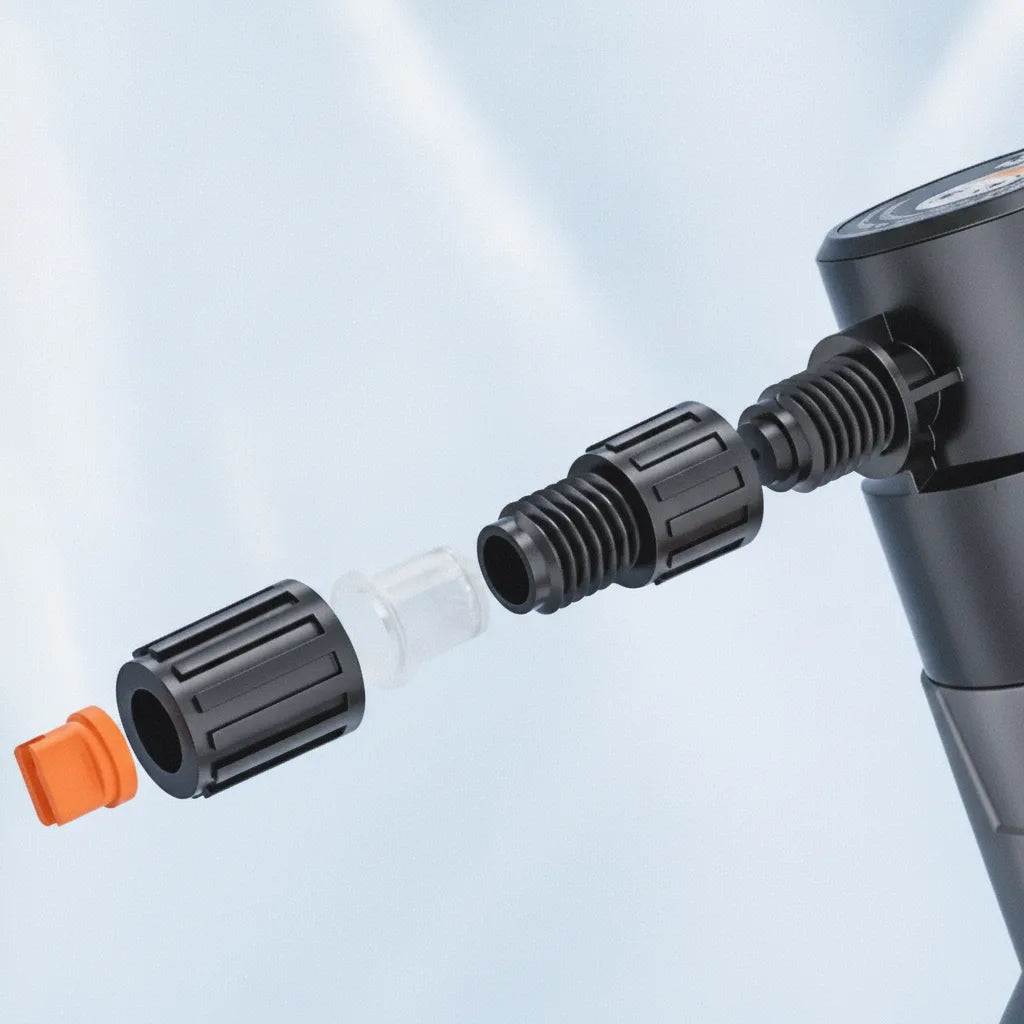 Elektrische Schaumsprühflasche für Auto und Haushalt