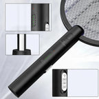 Elektrische Mückenklatsche 3-in-1 mit UV-Licht und Ladestation