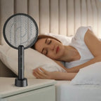 Elektrische Mückenklatsche 3-in-1 mit UV-Licht und Ladestation
