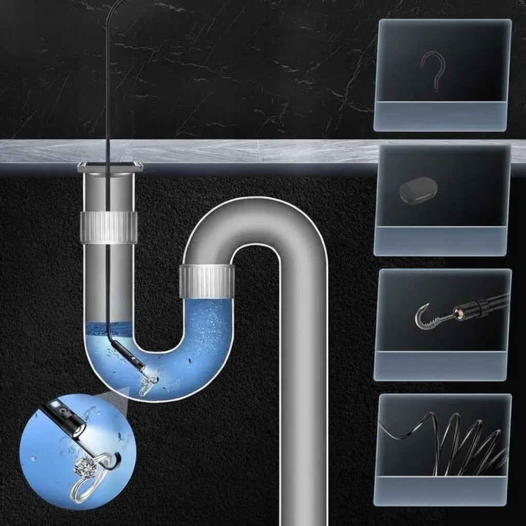 Endoskopkamera HD mit flexibler Sonde – wasserdicht